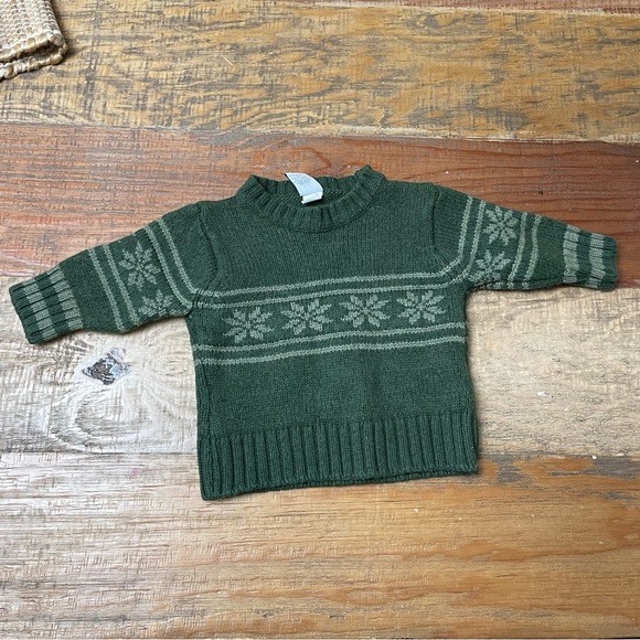 GAP Other - VINTAGE Baby Gap Knit Snowflake Sweater 6 to 12 months woo blend